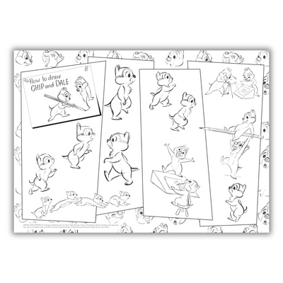 inside page of Art of Coloring: Disney 100 