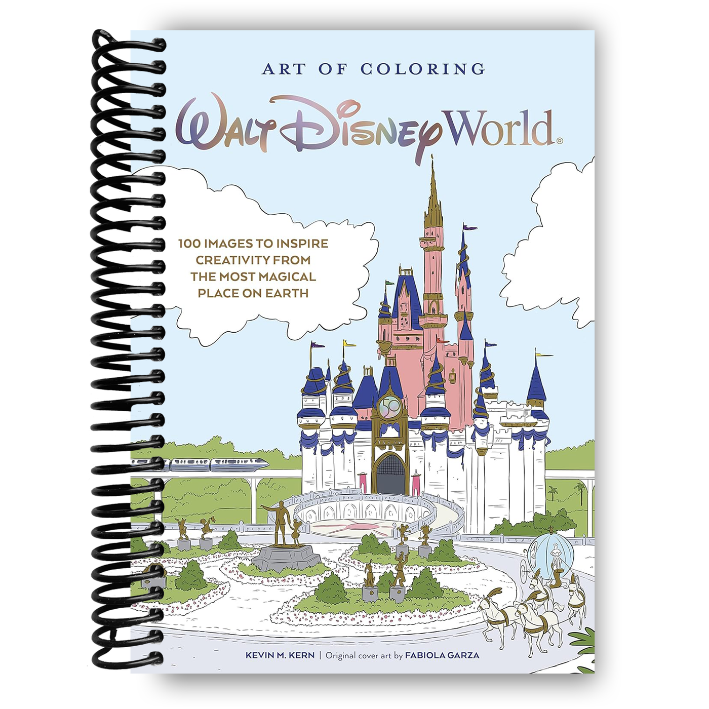 Art of Coloring: Walt Disney World: 100 Images to Inspire Creativity from The Most Magical Place on Earth (Spiral Bound)