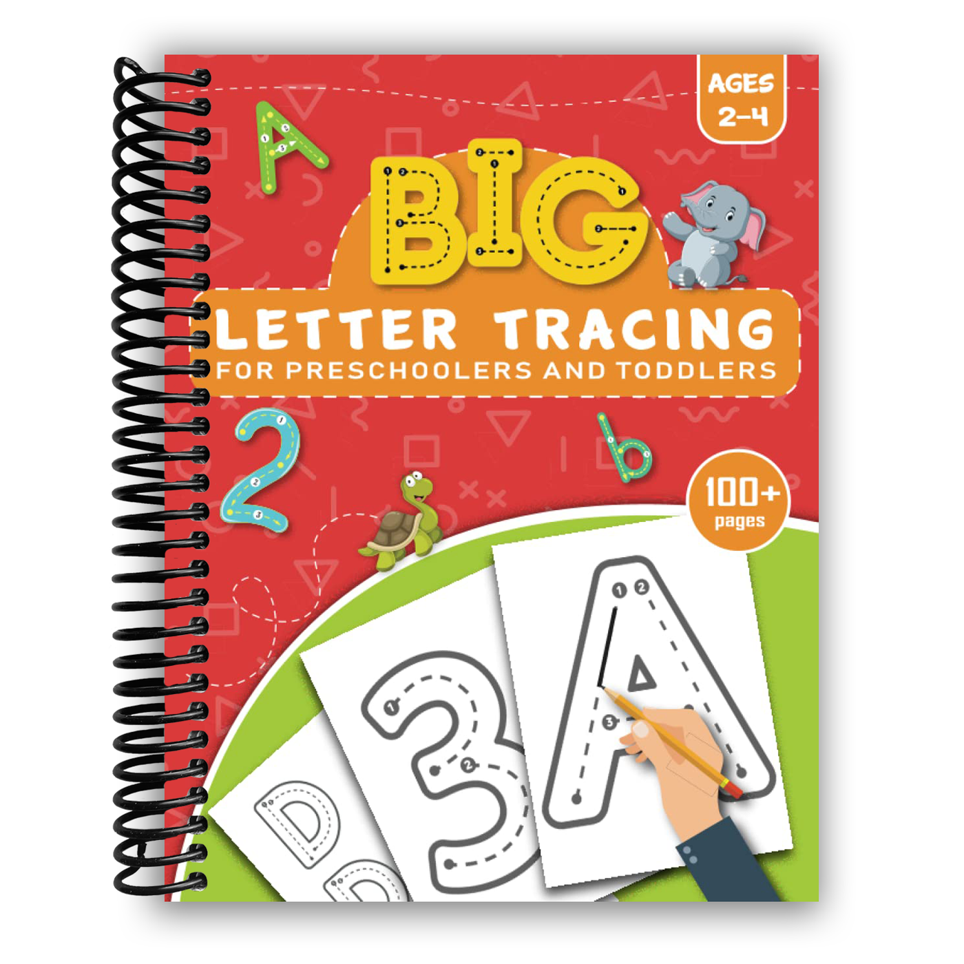 BIG Letter Tracing for Preschoolers and Toddlers (Spiral Bound)
