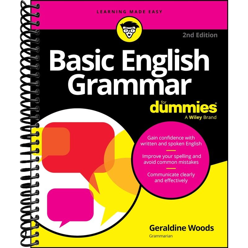 Basic English Grammar For Dummies front cover