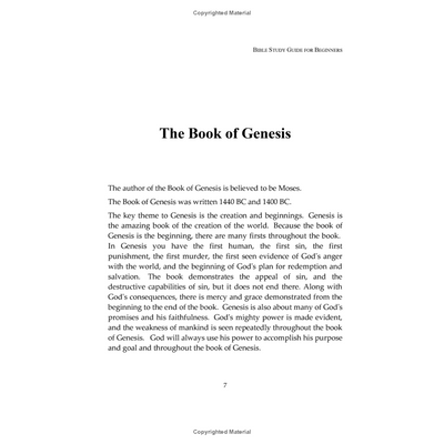 The Book of Genesis