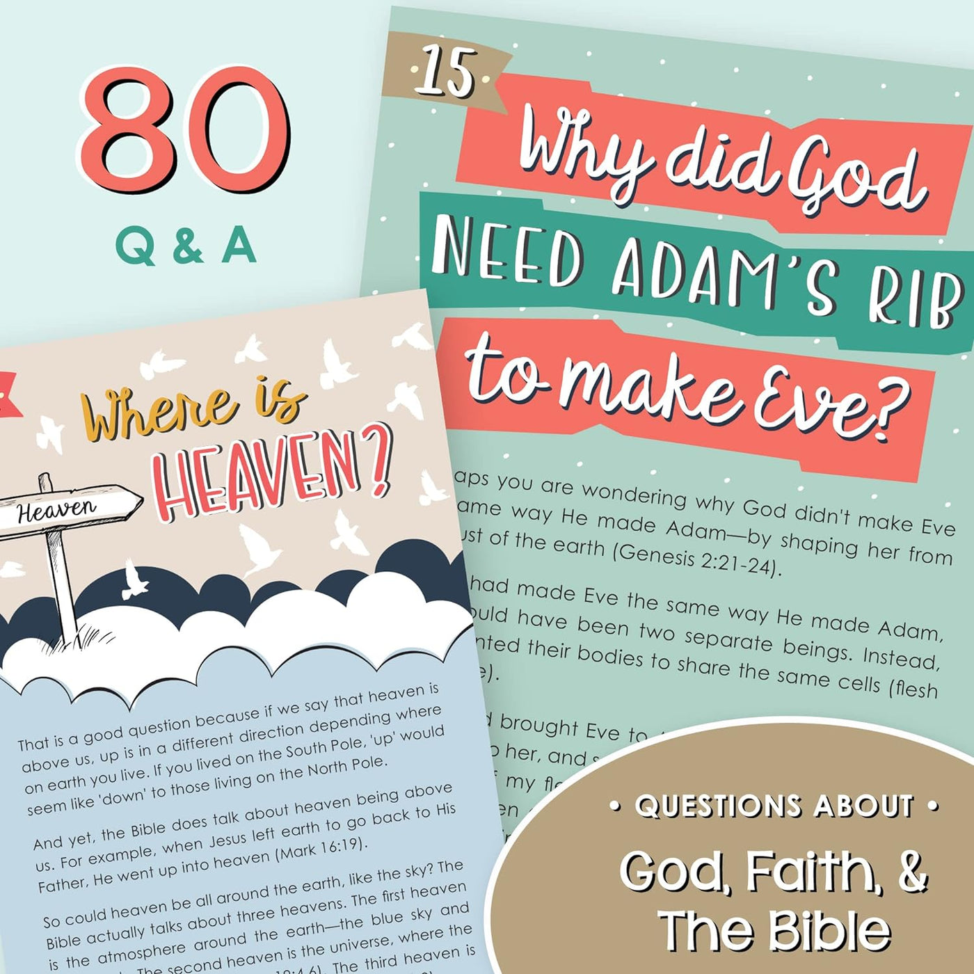 Inside of Bible Questions & Answers for Kids