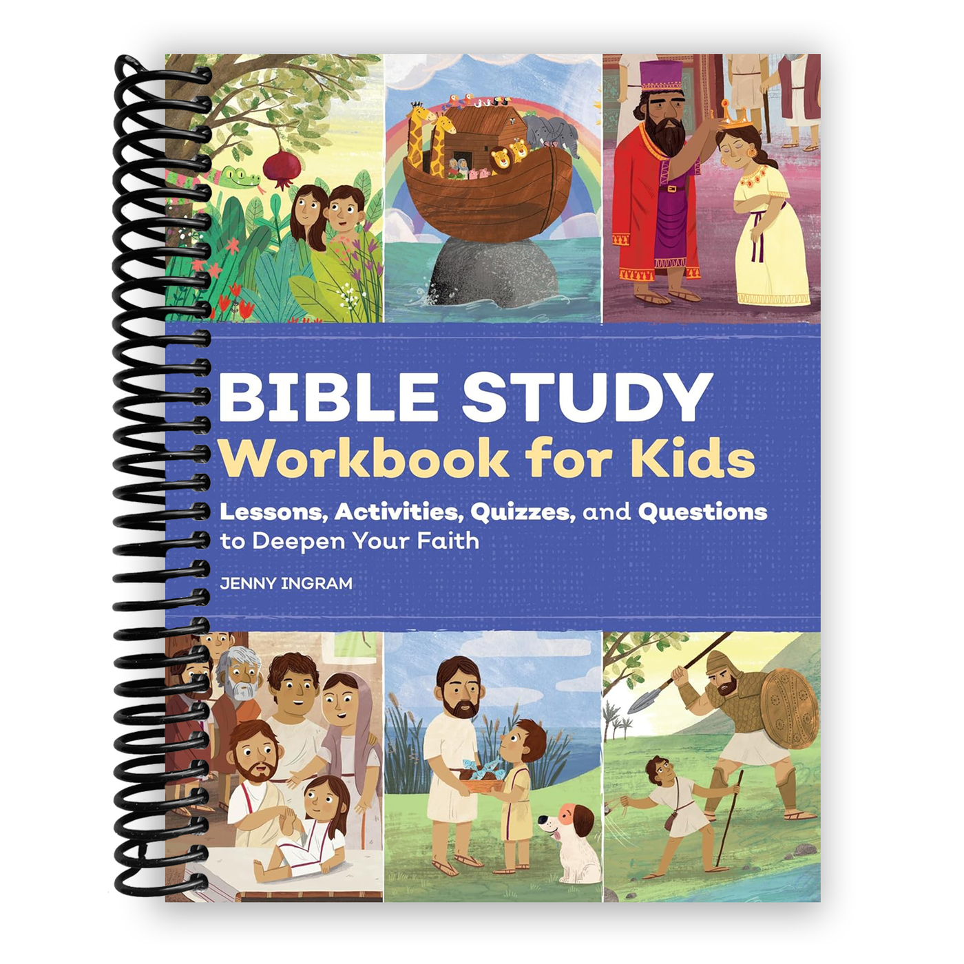 Front Cover of Bible Study Workbook for Kids