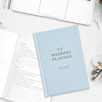 Front Cover of Blue Wedding Planner (Angle #3)