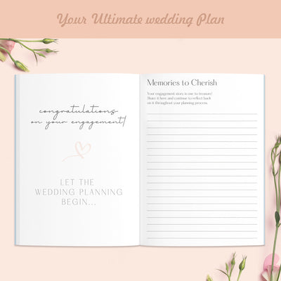 Inside Image of Wedding Planner (Beginning of Planning)