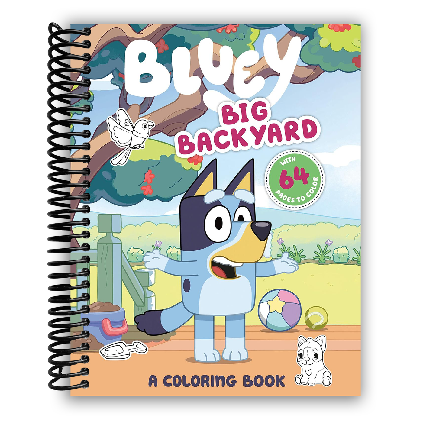 Bluey: Big Backyard: A Coloring Book (Paperback) (en Inglés)