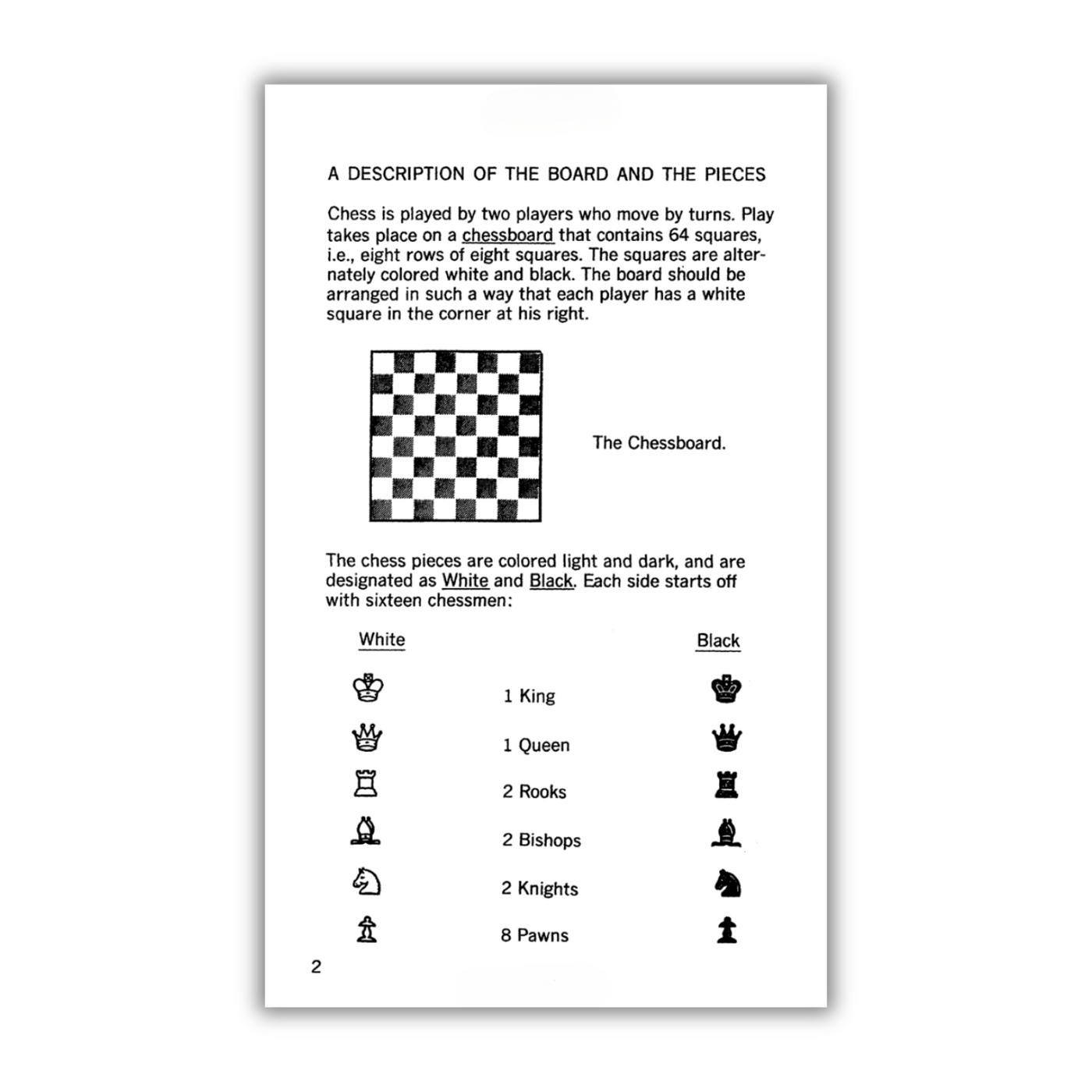 inside page of Bobby Fischer Teaches Chess