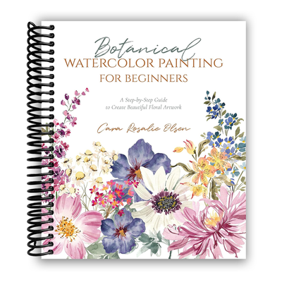 Front cover of Botanical Watercolor Painting for Beginners