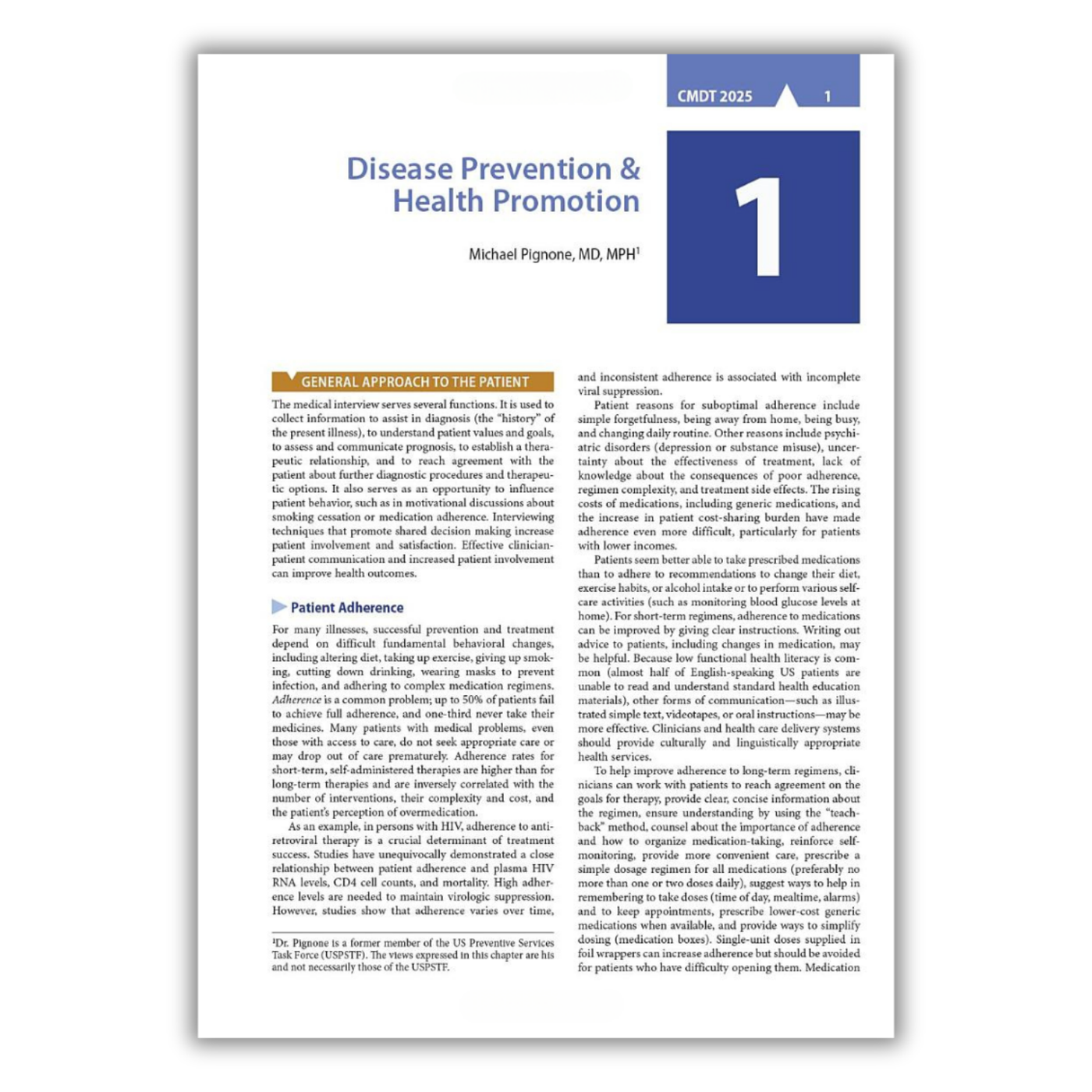 Chapter 1: Disease Prevention & Health Promotion