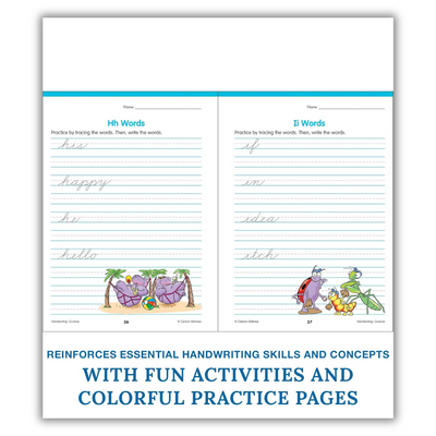 Reinforce essential handwriting skills and concepts with fun activities and colorful practice pages