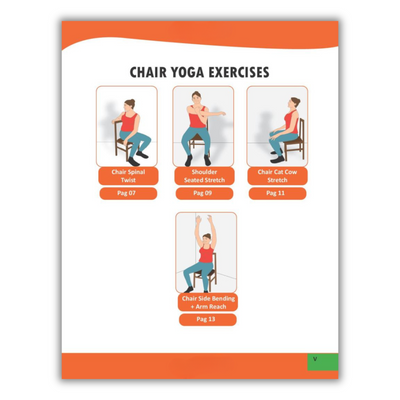 inside page of Chair Yoga for Weight Loss