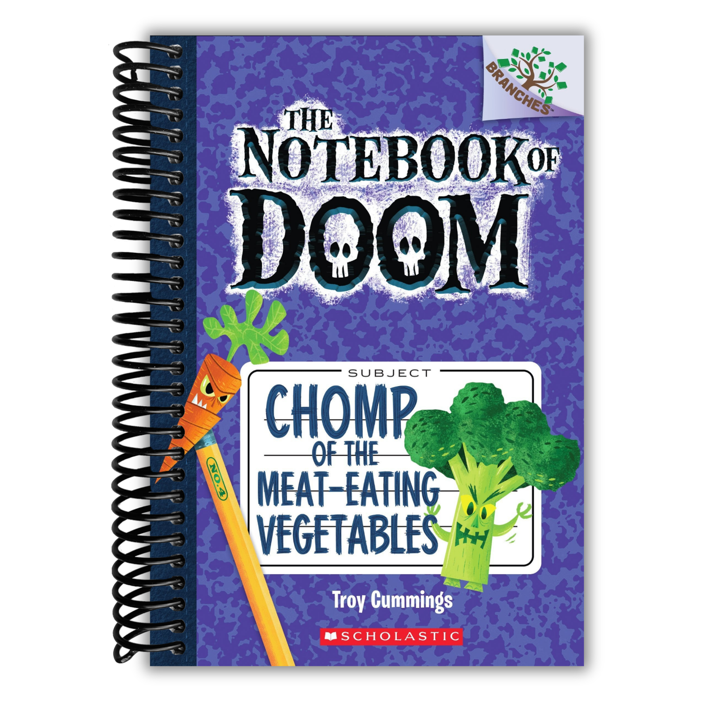 Chomp of the Meat-Eating Vegetables: A Branches Book (The Notebook of Doom #4) (4)