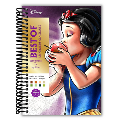 front cover of Coloriages mystères Disney - Les Grands classiques