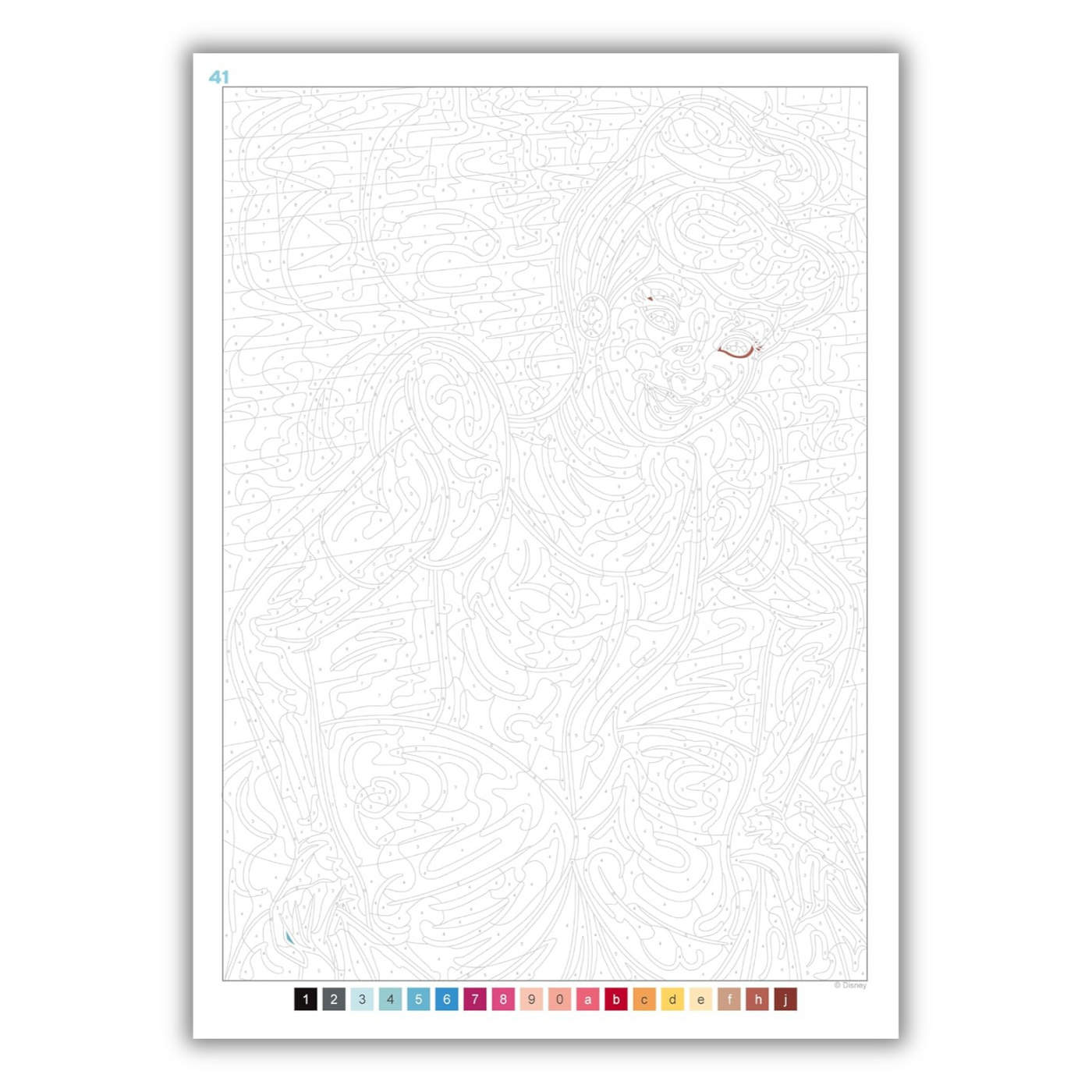 Inside Image of Coloriages mystères Disney