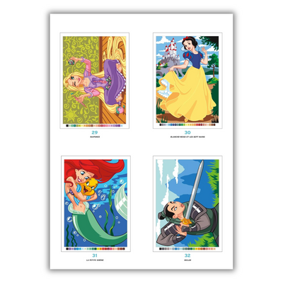 Inside Image of Coloriages mystères Disney