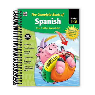 front cover of Complete Book of Spanish Workbook for Kids