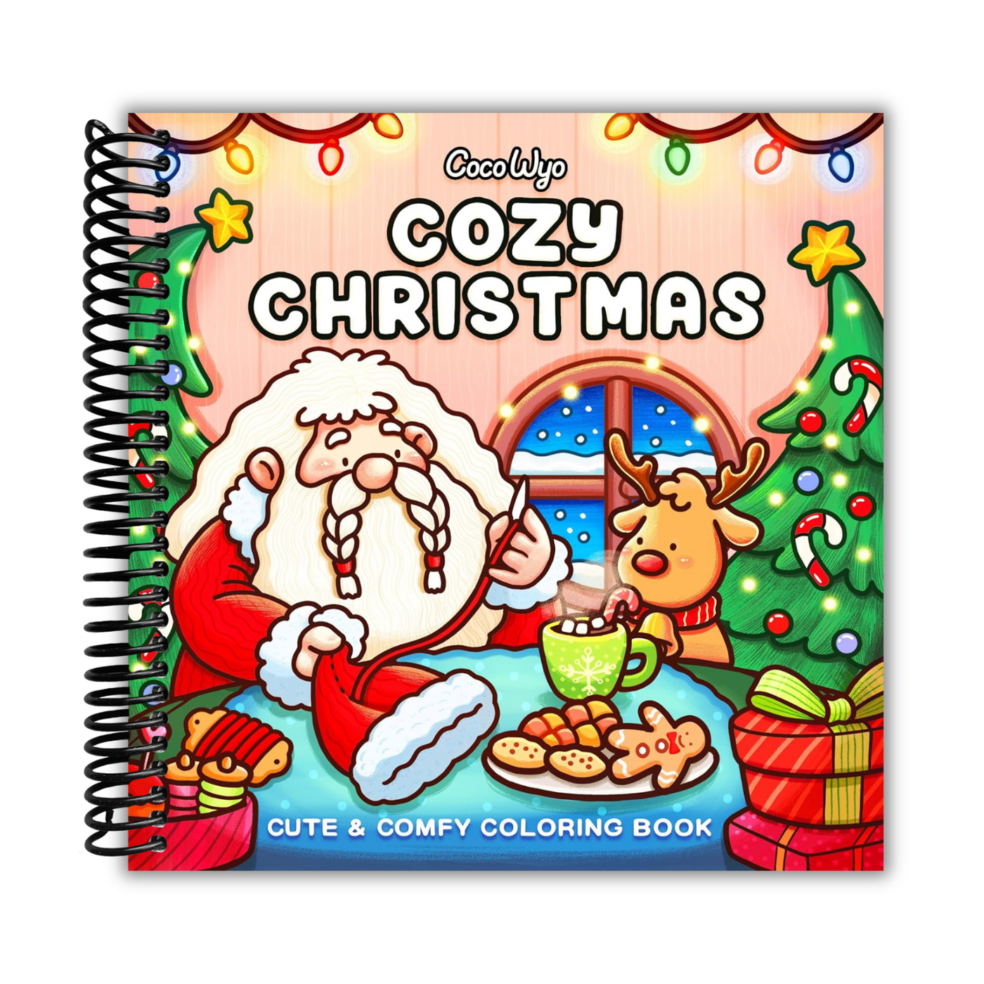 front cover of Cozy Christmas: Coloring Book