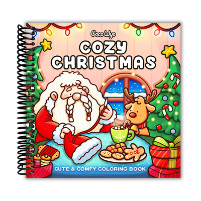 front cover of Cozy Christmas: Coloring Book