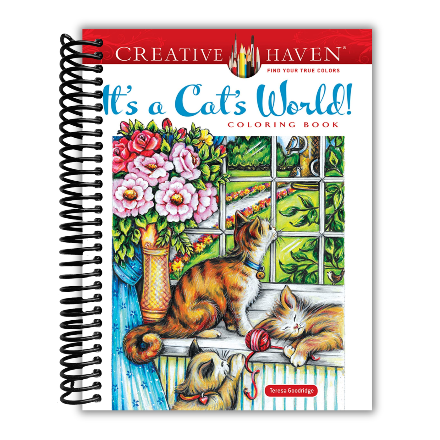 Creative Haven It's a Cat's World! Coloring Book