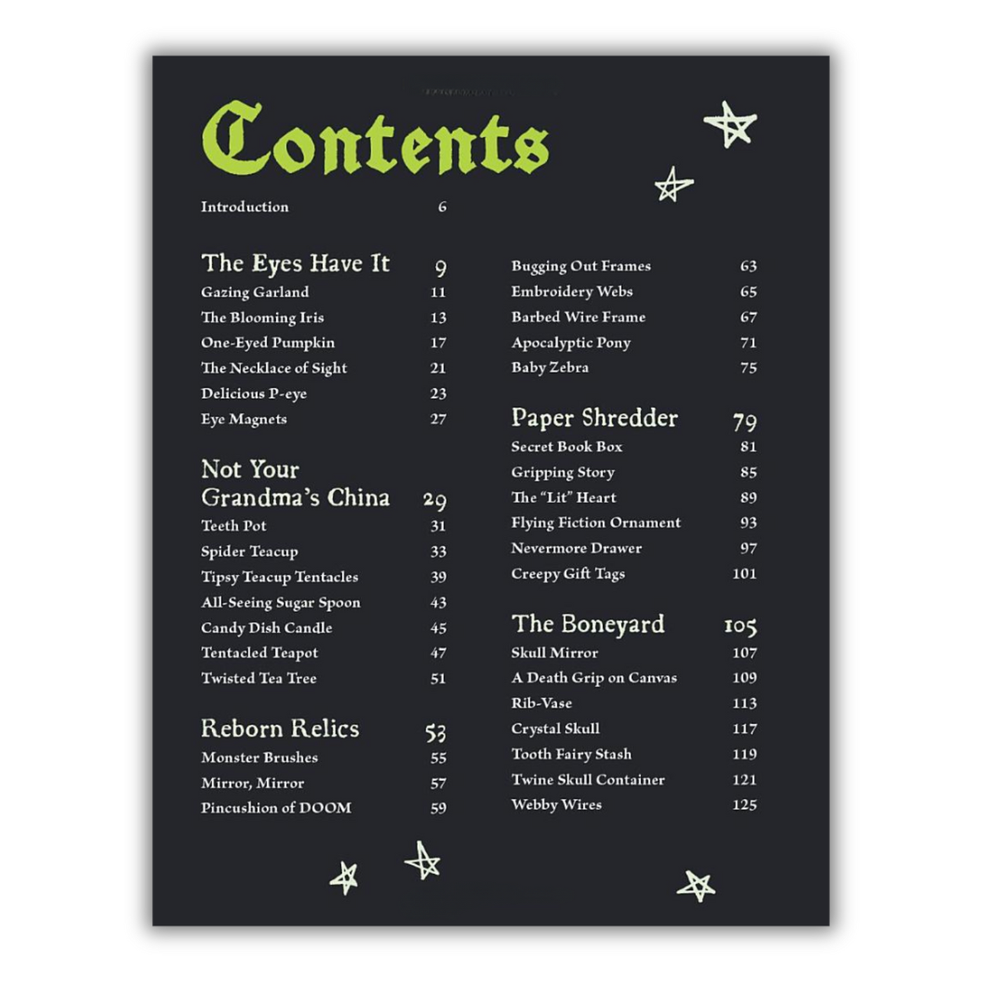 Table of Contents