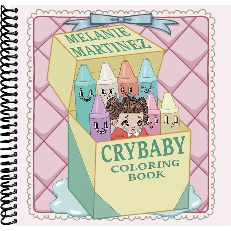 Cry Baby Coloring Book front cover