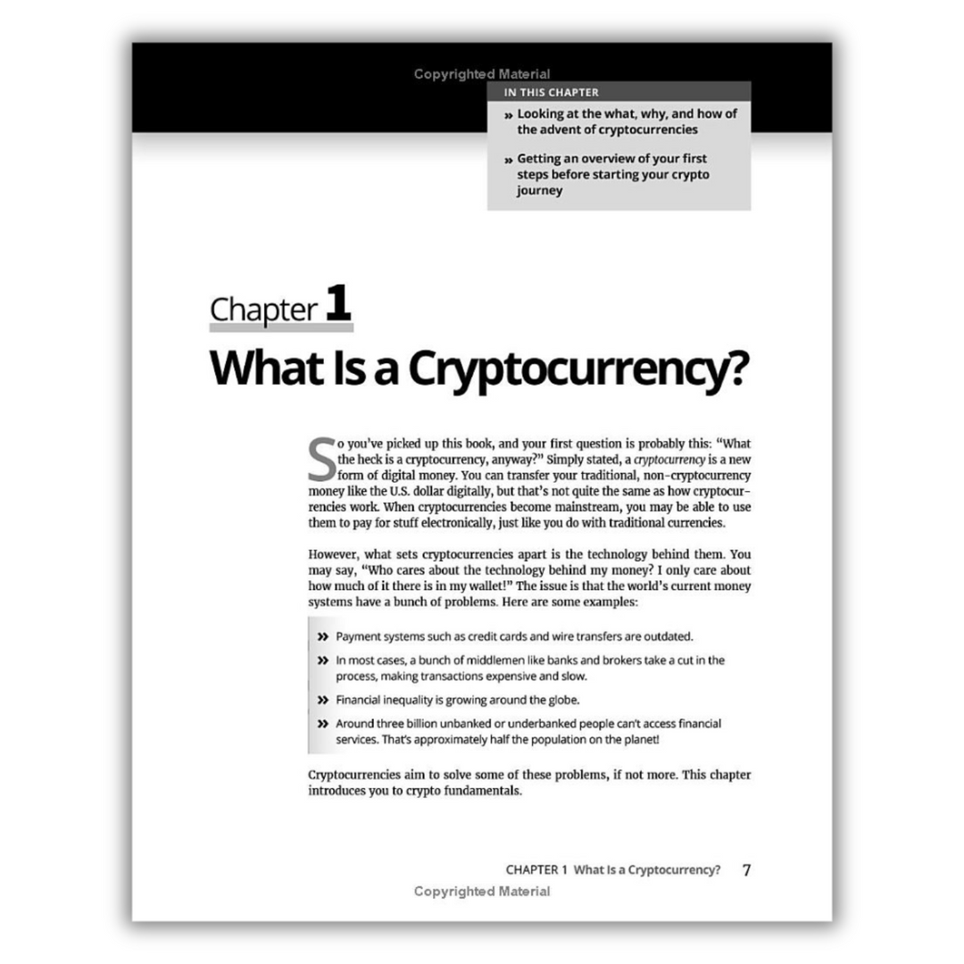 Cryptocurrency All-in-One For Dummies 1st Edition (Spiral Bound) – Lay it  Flat Publishing Group