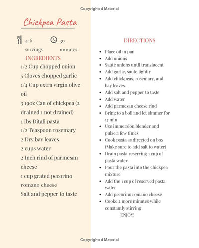 Chickpea Pasta Recipe