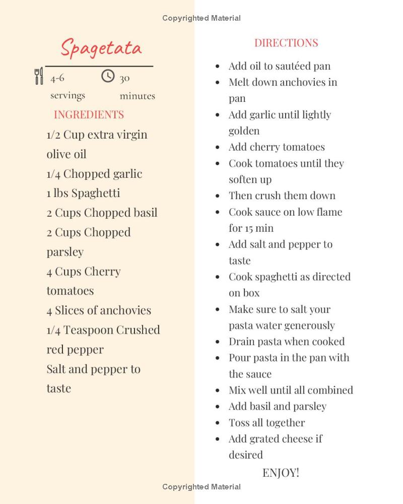 Spagetata Recipe