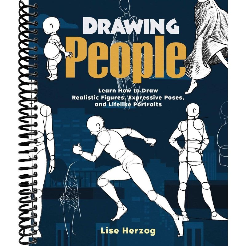 Drawing People: Learn How to Draw Realistic Figures, Expressive Poses, and Lifelike Portraits (How to Draw Books) front cover