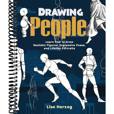 Drawing People: Learn How to Draw Realistic Figures, Expressive Poses, and Lifelike Portraits (How to Draw Books) front cover
