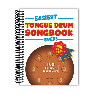 Front Cover of Easiest Tongue Drum Songbook Ever!