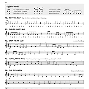 Eighth Notes sheet in Essential Elements 2000