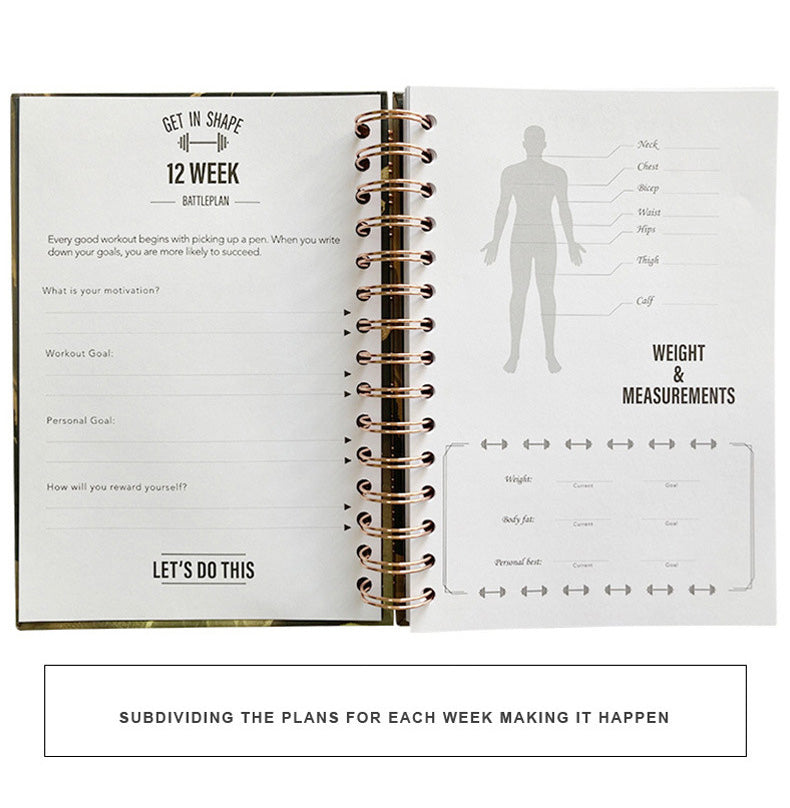 Inside Image of Exercise Food Planner (12-week Batteplan)