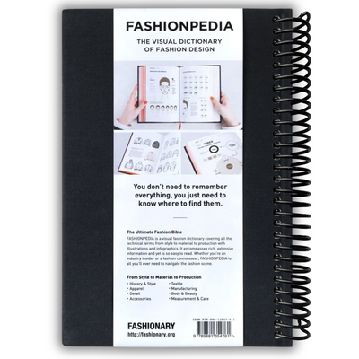 Back cover of Fashionpedia