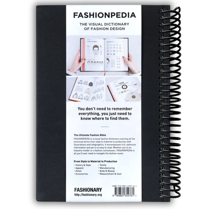 Fashionpedia: The Visual Dictionary of Fashion Design (Spiral