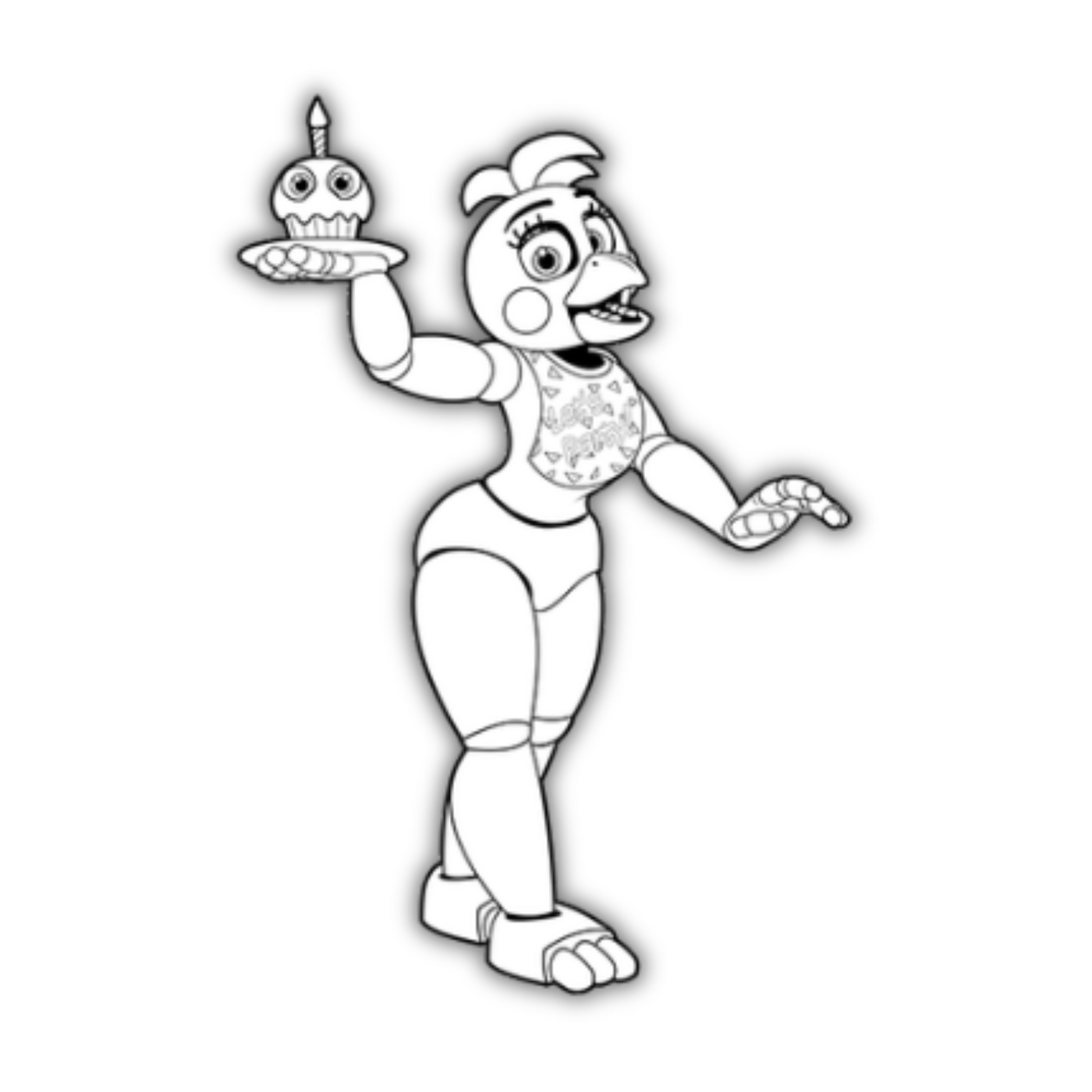 inside image of Five Nights at Freddy's Official Coloring Book