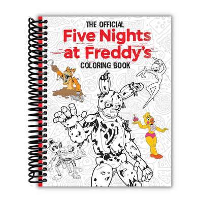 front cover of Five Nights at Freddy's Official Coloring Book 