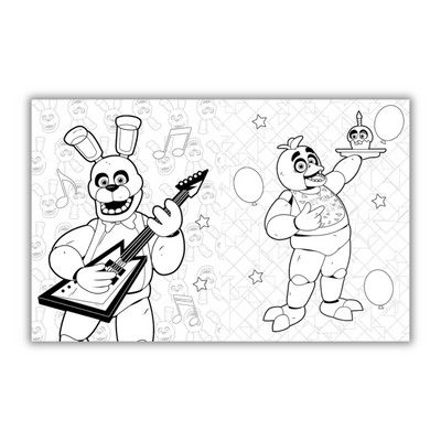 inside image of Five Nights at Freddy's Official Coloring Book