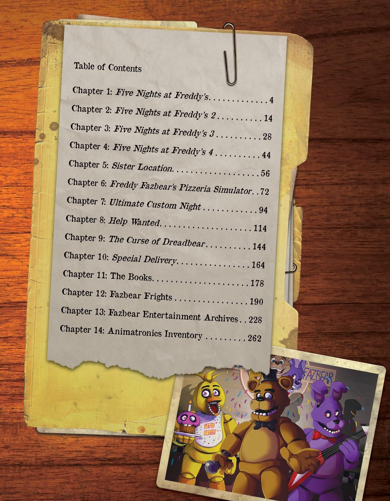 Table of Contents