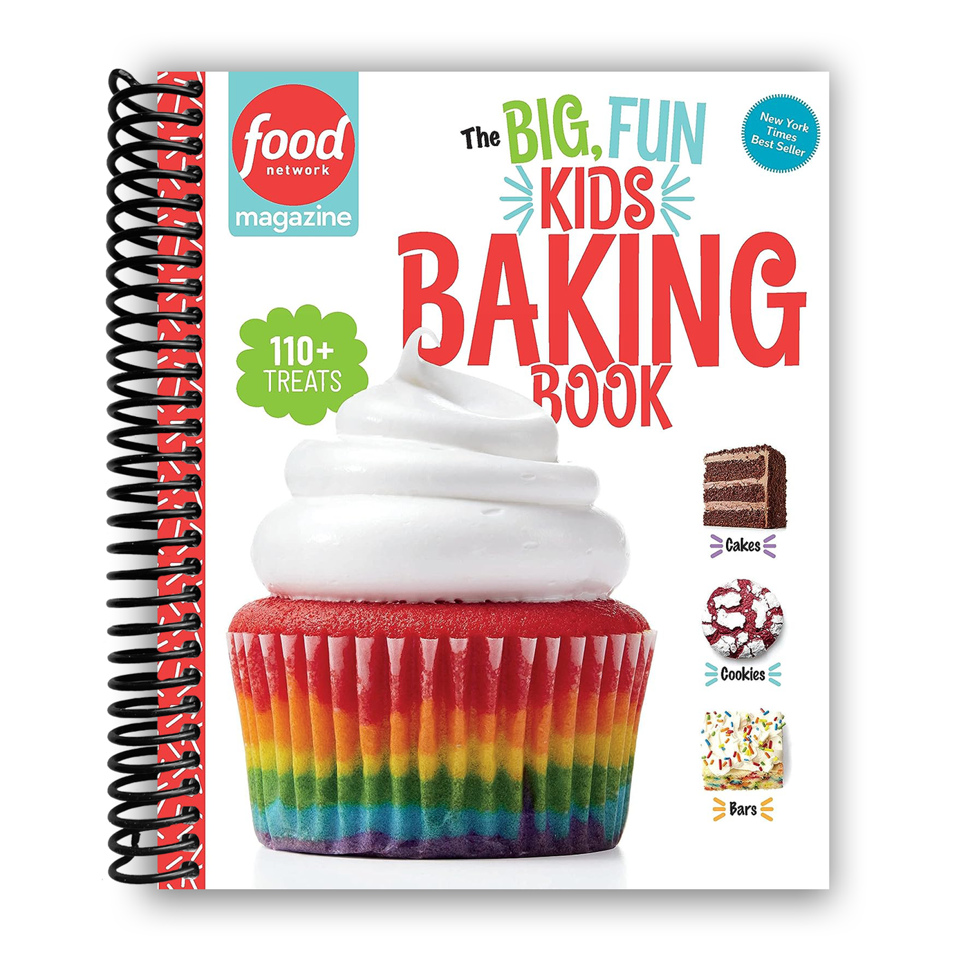 Food Network Magazine The Big, Fun Kids Cookbook: 150+ Recipes for Young Chefs (Spiral Bound)