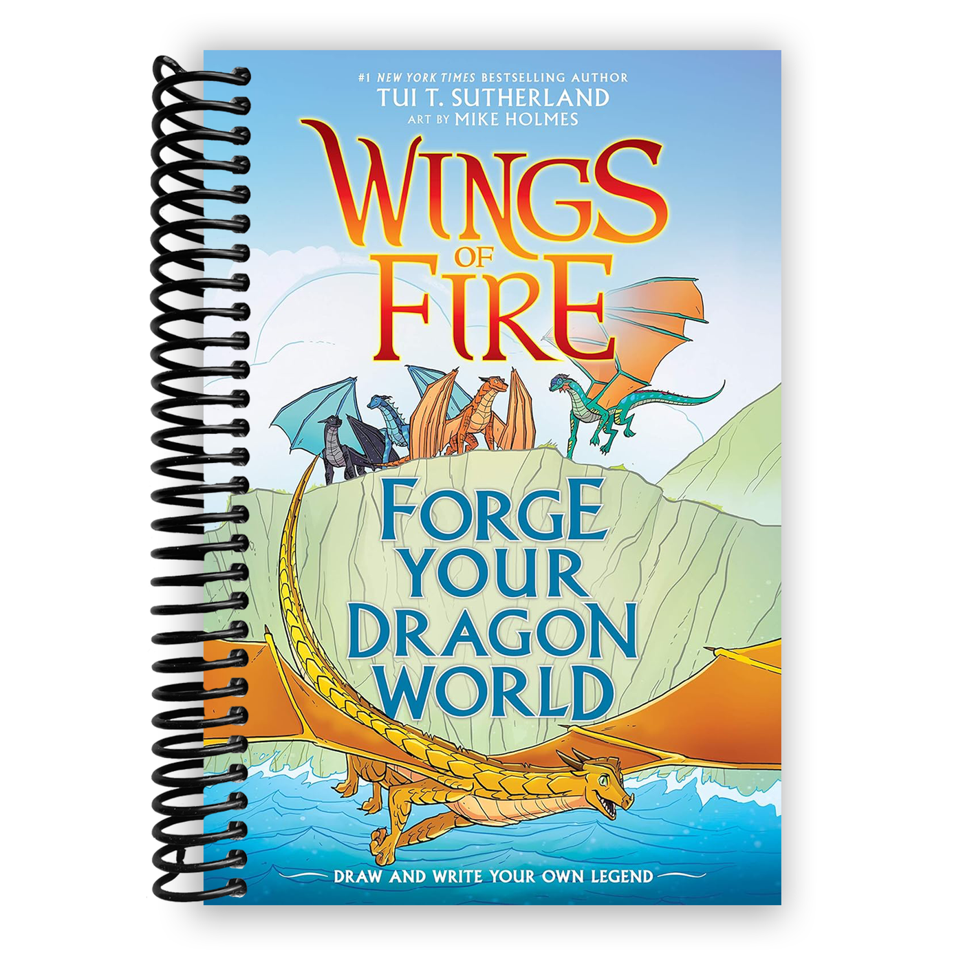 Front Cover of Forge Your Dragon World: A Wings of Fire Creative Guide