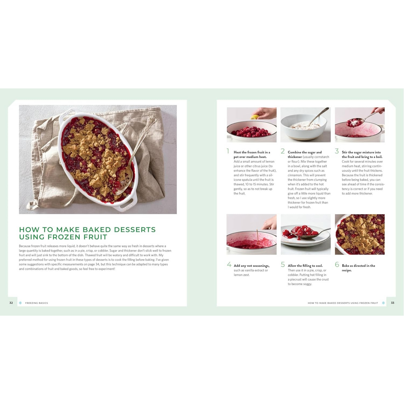 How to Make Baked Desserts Using Frozen Fruit