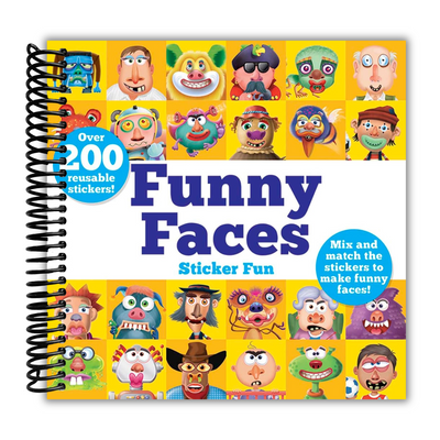 front cover of Funny Faces Sticker Fun