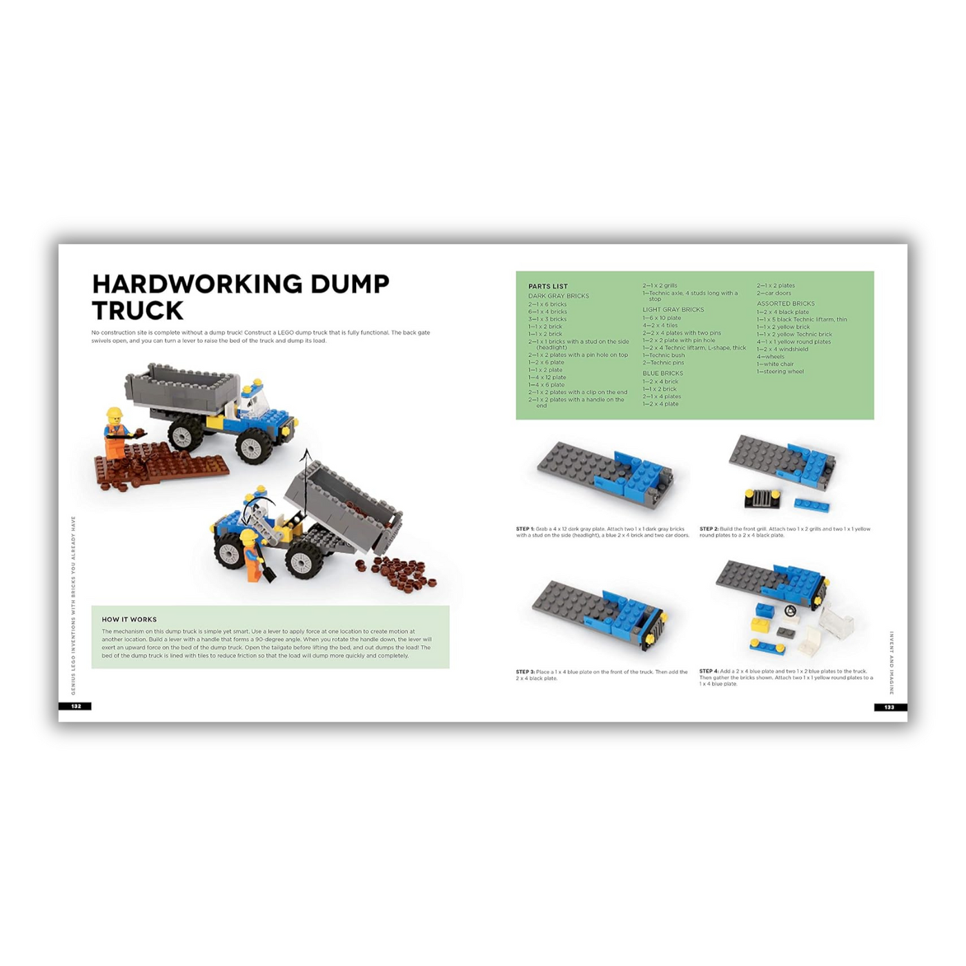 Pages 132 to 133: Hardworking Dump Truck