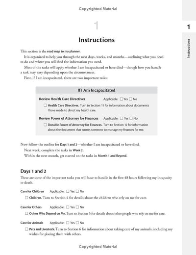 Instructions