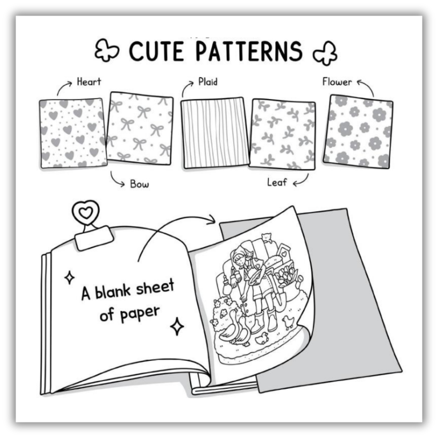 Inside Girl Moments: Coloring Book for Adults and Teens Featuring Cute Cozy Daily Activities for Relaxation (Spiral Bound)