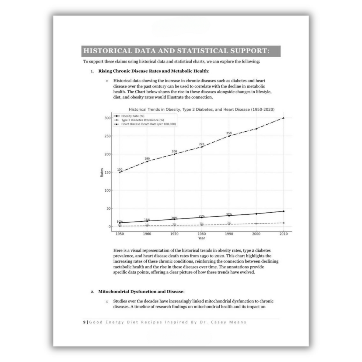 Historical Data and Statistical Support