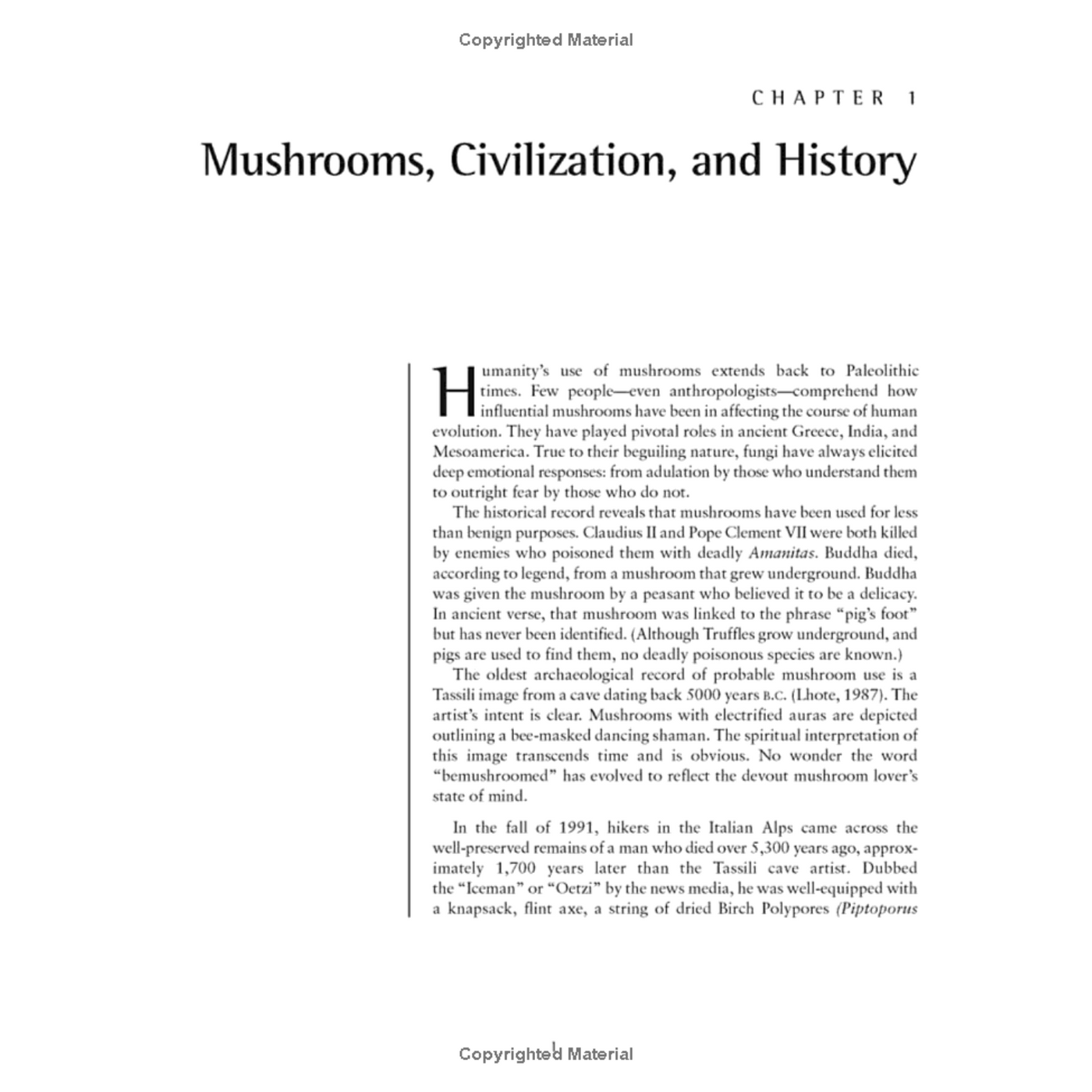 Chapter 1: Mushrooms, Civilization, and History