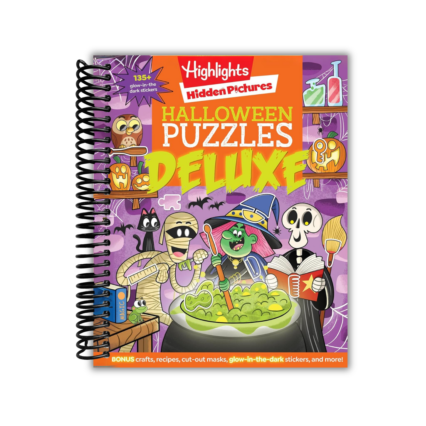 Front Cover of Halloween Puzzles Deluxe