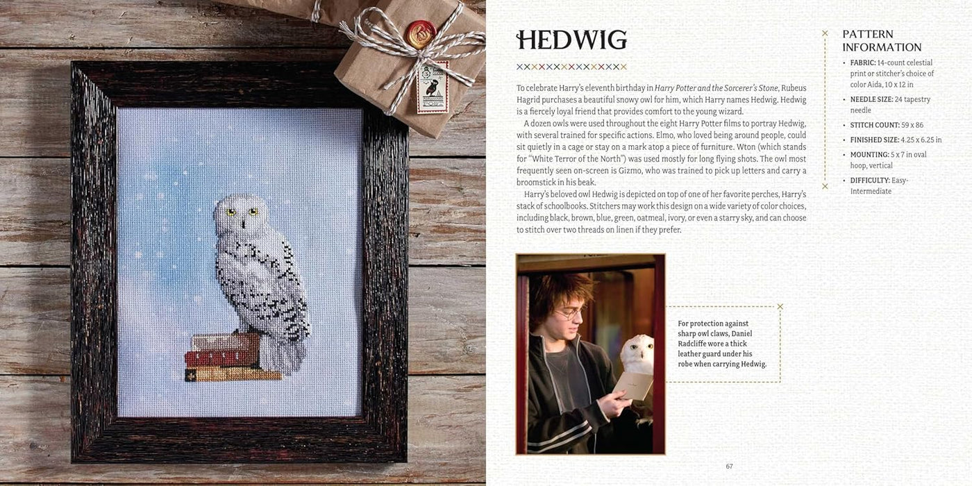 Inside Image of Harry Potter: The Official Hogwarts Book of Cross-Stitch